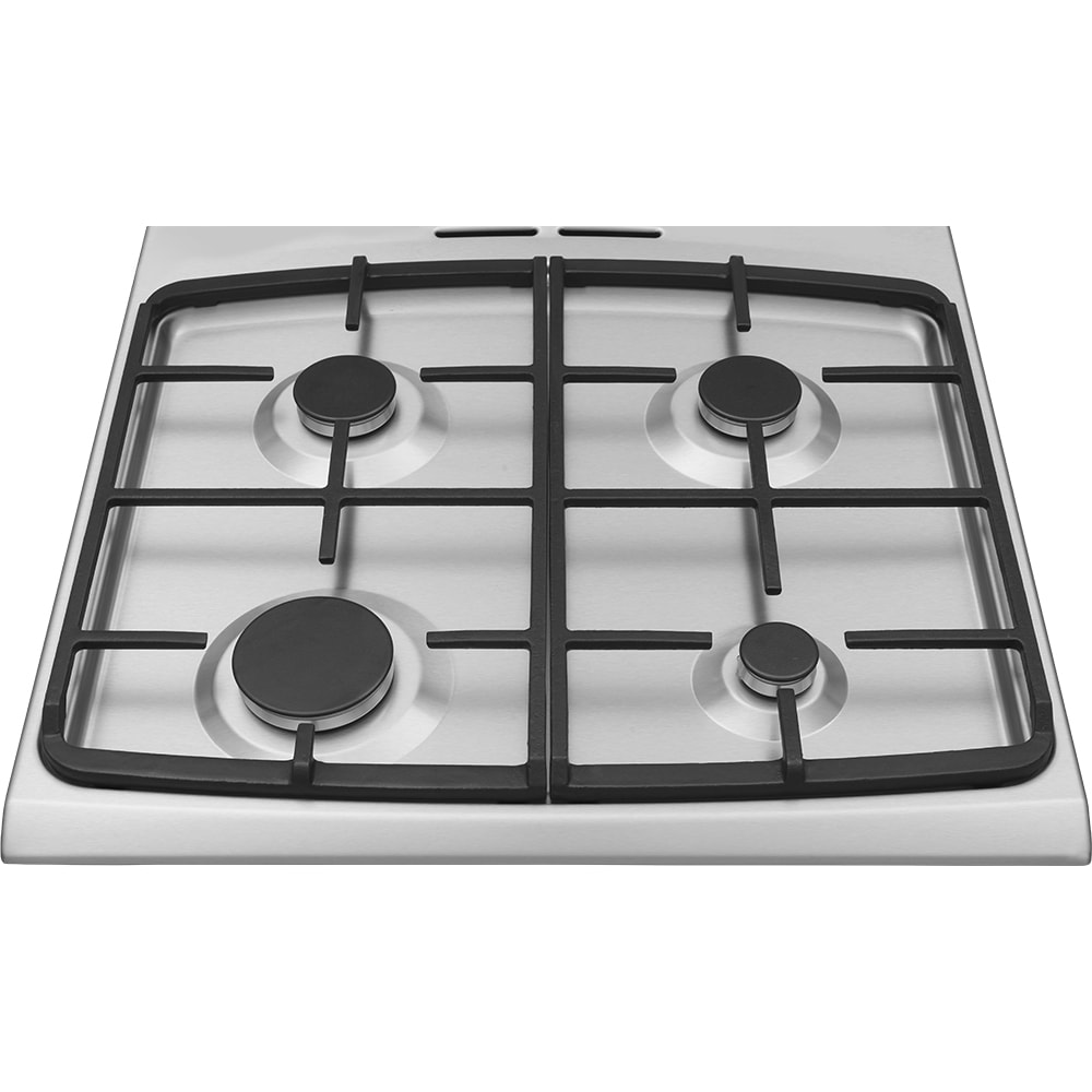 Aragaz HANSA FCMX681299, 4 arzatoare, Gaz + Electric, L 60 cm, Grill, inox