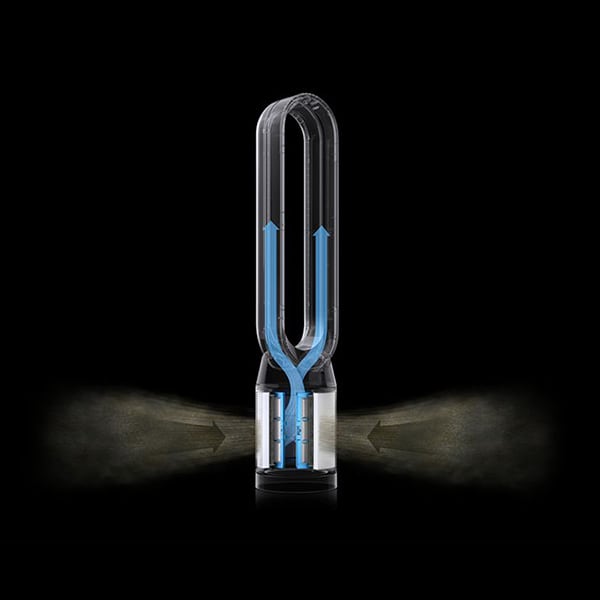Purificator aer DYSON Cool Formaldehyde TP09, 10 trepte viteza, Wi-Fi, Bluetooth, Hepa, Telecomanda, alb