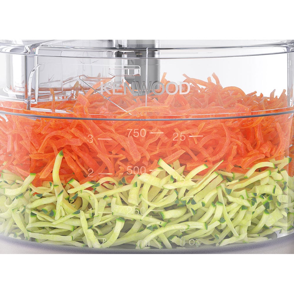 Robot de bucatarie KENWOOD MultiPro Go FDP22130RD, vas 1.3l, 650W, 1 treapta viteza, portocaliu