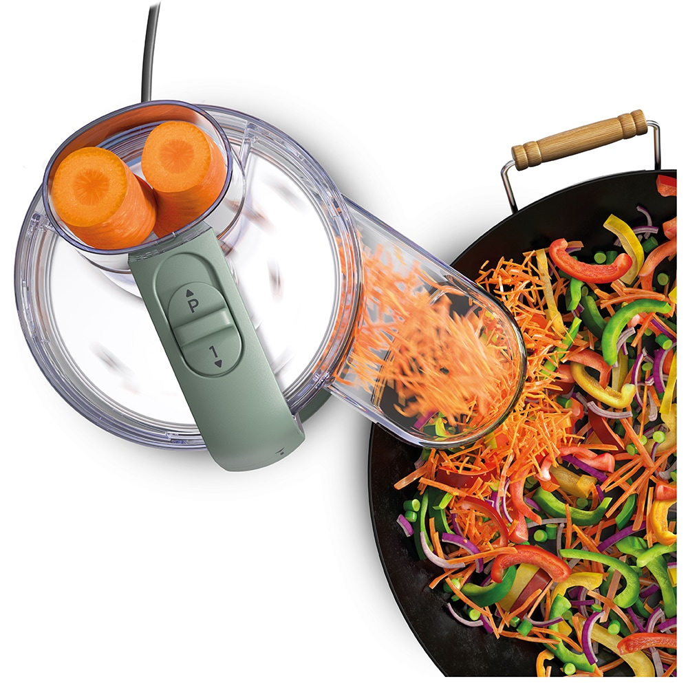 Robot de bucatarie KENWOOD MultiPro Go FDP23.380GR, vas 1.3l, blender 0.6l, 900W, 2 trepte viteza, verde