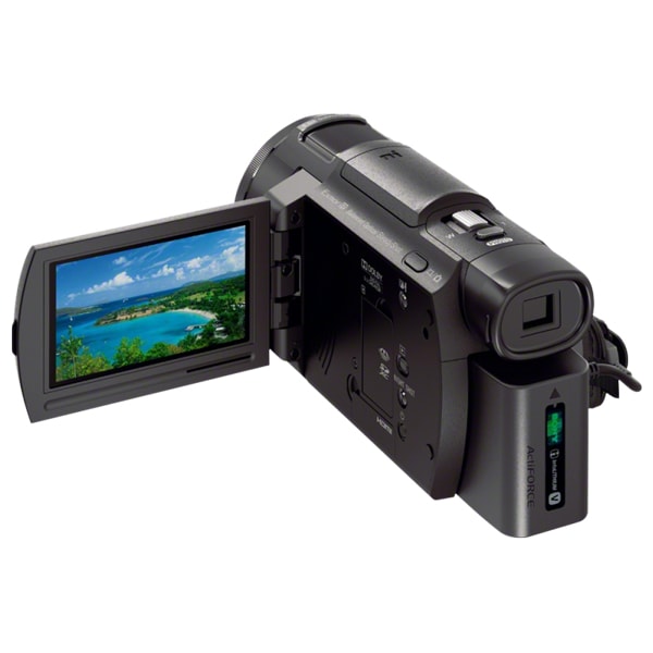 Camera video SONY HandyCam FDR-AX33, 4K, Wi-Fi, negru