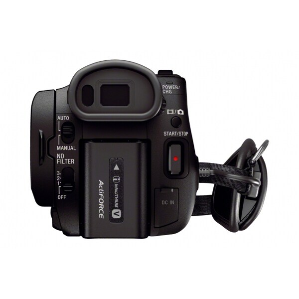 Camera video semi-profesionala SONY HandyCam FDR-AX100E, 4K, Wi-Fi, negru