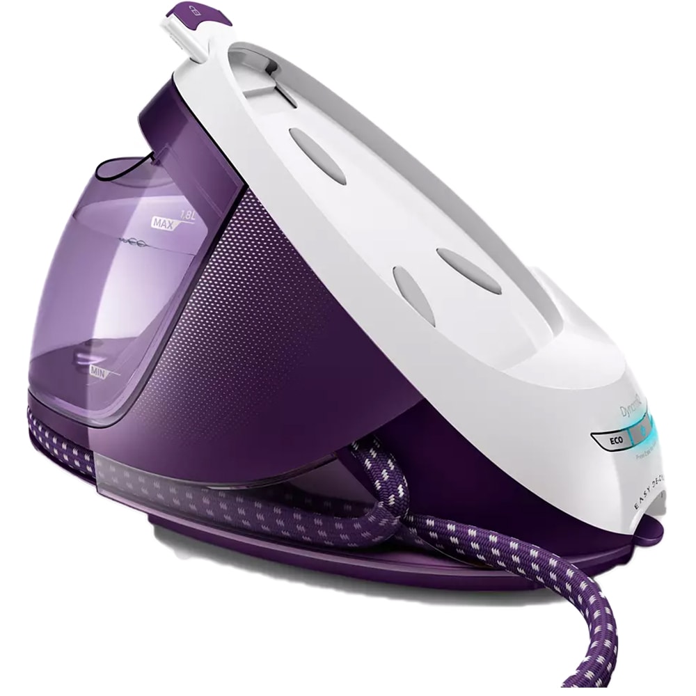 Statie de calcat PHILIPS PerfectCare Elite Plus GC9660/30, 2700W, 520g/min, 1.8l, talpa T-ionicGlide, alb-mov