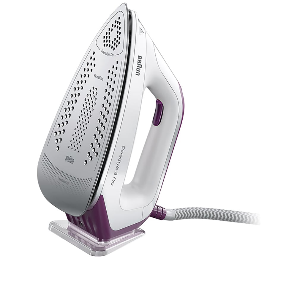 Statie de calcat BRAUN CareStyle 3 Pro IS3155VI, 2400W, 430g/min, 2l, talpa Eloxal, alb-mov