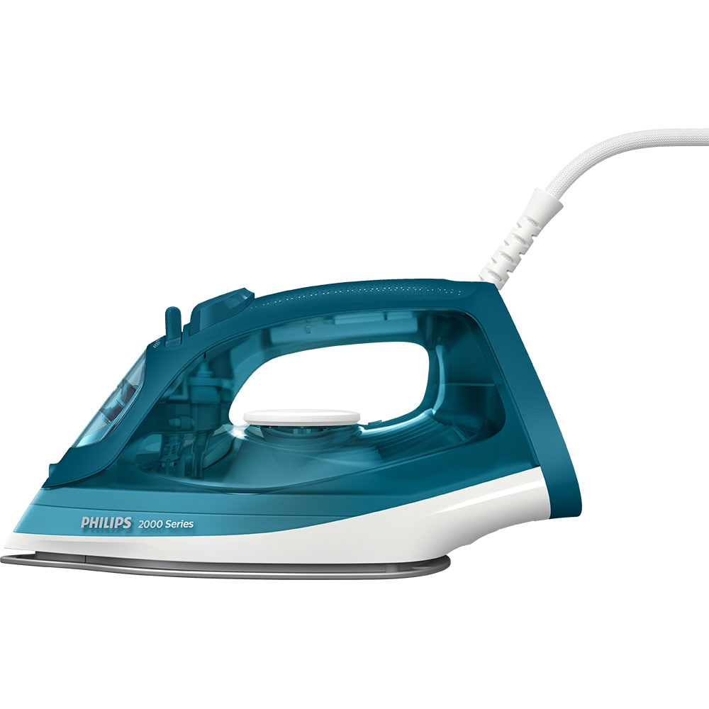Fier de calcat PHILIPS Seria 2000 DST2030/90, 2000W, 130g/min, 250ml, talpa ceramica, albastru-alb