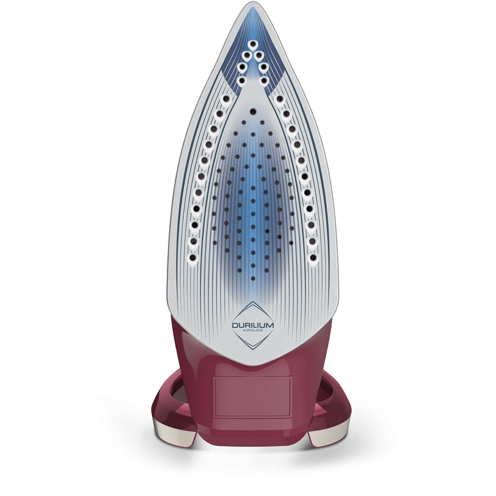 Fier de calcat TEFAL UltraGliss Plus FV6820E0, 2800W, 260g/min, 270ml, talpa Durilium AirGlide, visiniu-alb