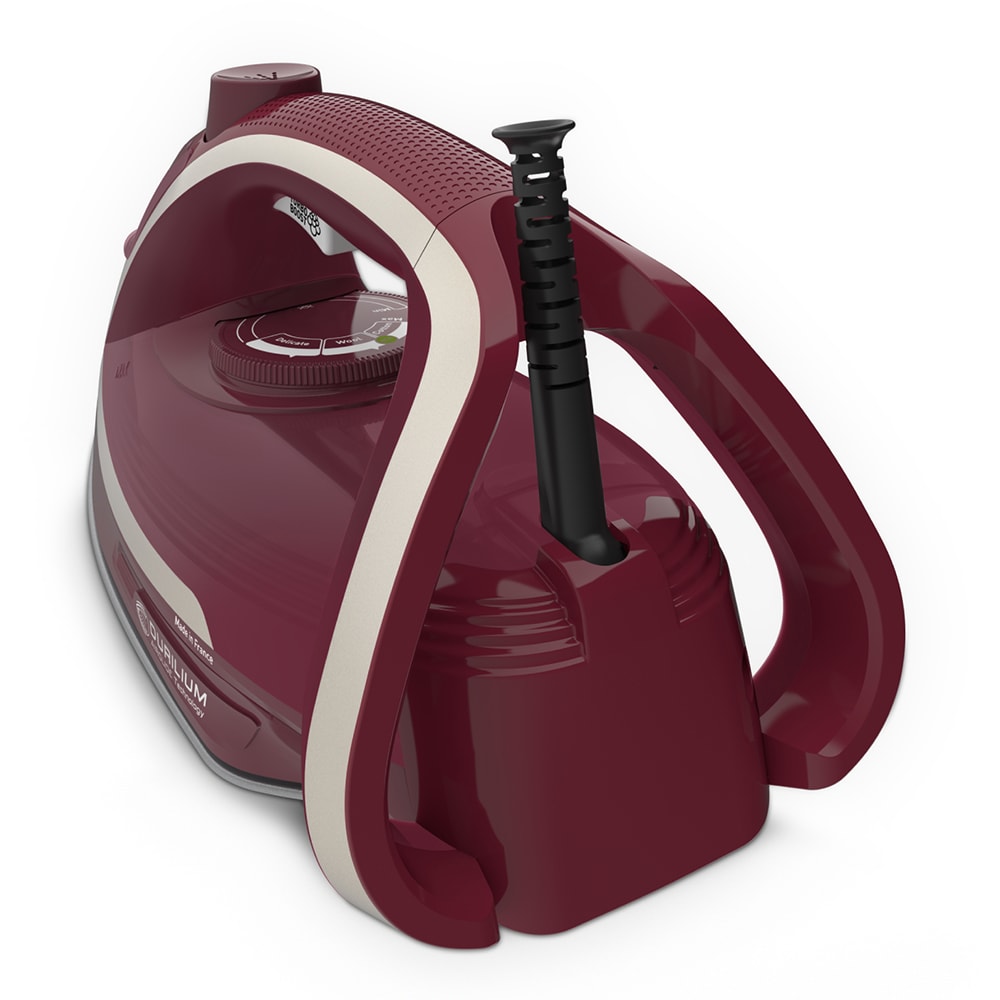 Fier de calcat TEFAL UltraGliss Plus FV6820E0, 2800W, 260g/min, 270ml, talpa Durilium AirGlide, visiniu-alb