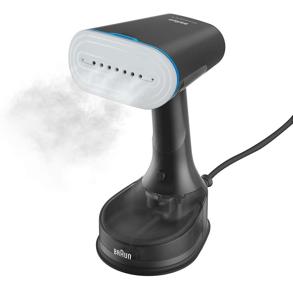 Aparat de calcat vertical cu abur BRAUN GS5031BL, 1200W, 25g/min, 150ml, talpa Dual FreeGlide 3D, bleumarin-negru