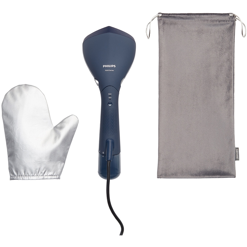 Aparat de calcat vertical PHILIPS Seria 7000 STH7020/20, 1500W, 100ml, albastru inchis