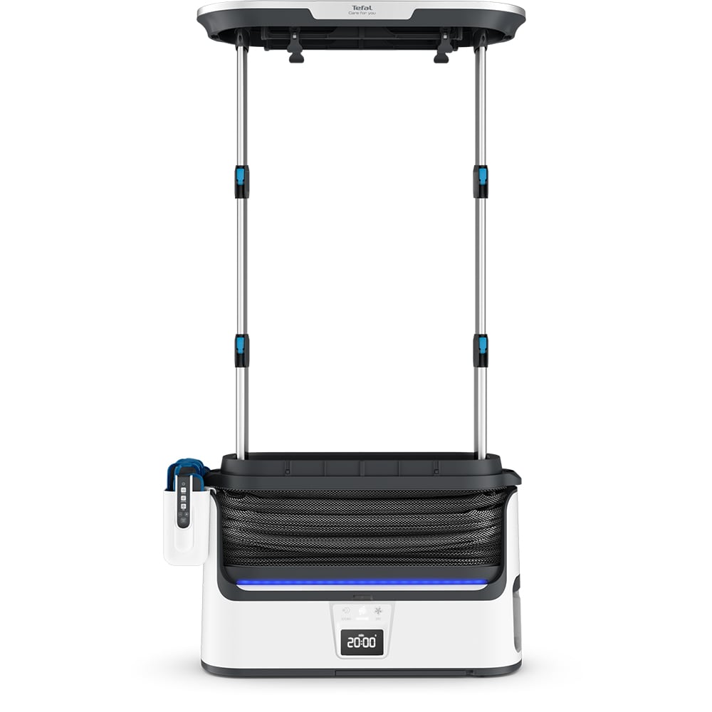 Aparat de calcat si igienizat vertical TEFAL Care For You YT4050E1, 1800W, 65g/min, 2l, alb-negru