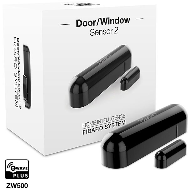 Senzor de usa / fereastra FIBARO FGDW-002-3, Z-Wave, negru