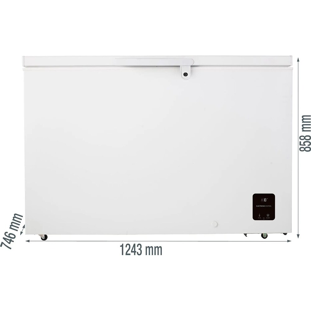 Lada frigorifica GORENJE FH37DAW, 372 l, H 85 cm, Clasa D, alb