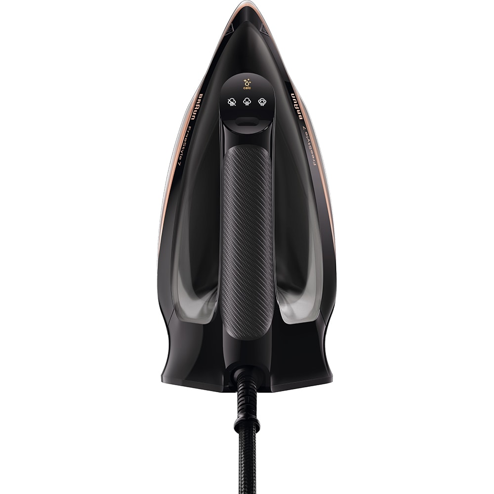 Fier de calcat BRAUN FreeStyle 7 FI7276BK, 2000W, 250g/min, 350ml, talpa EloxalPlus, negru