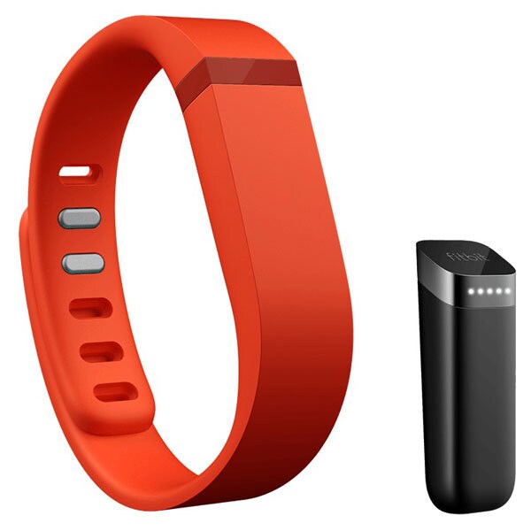 Bratara fitness FITBIT Flex, Android/iOS, silicon, portocaliu