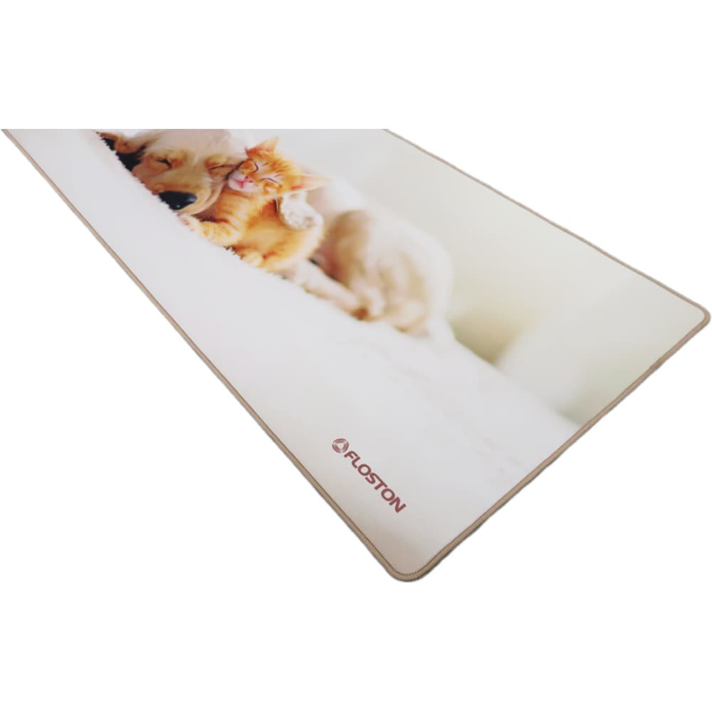 Mouse Pad FLOSTON Pet Friends, alb-bej