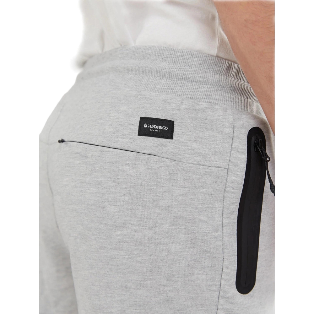 Pantaloni scurti barbati FUNDANGO Woody Sweatshort, marimea XL, gri