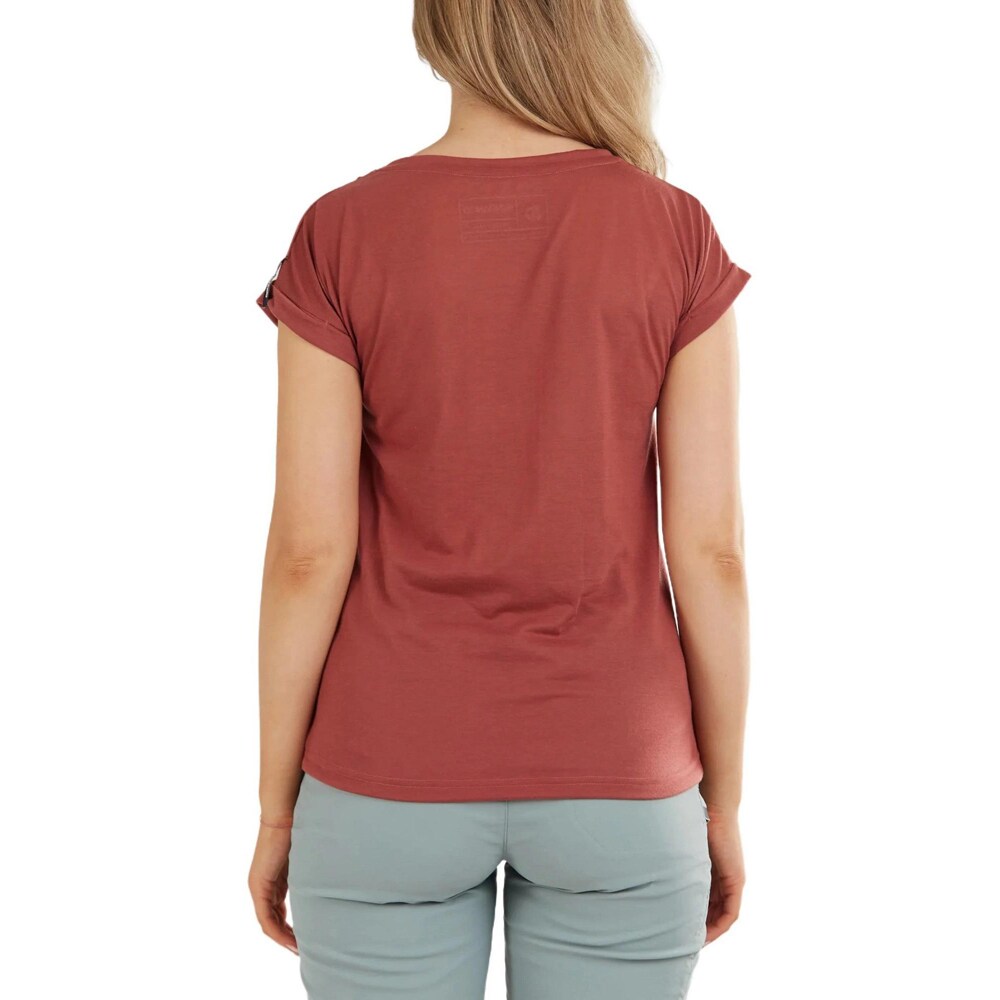 Tricou femei FUNDANGO Atmos, marimea L, rosu