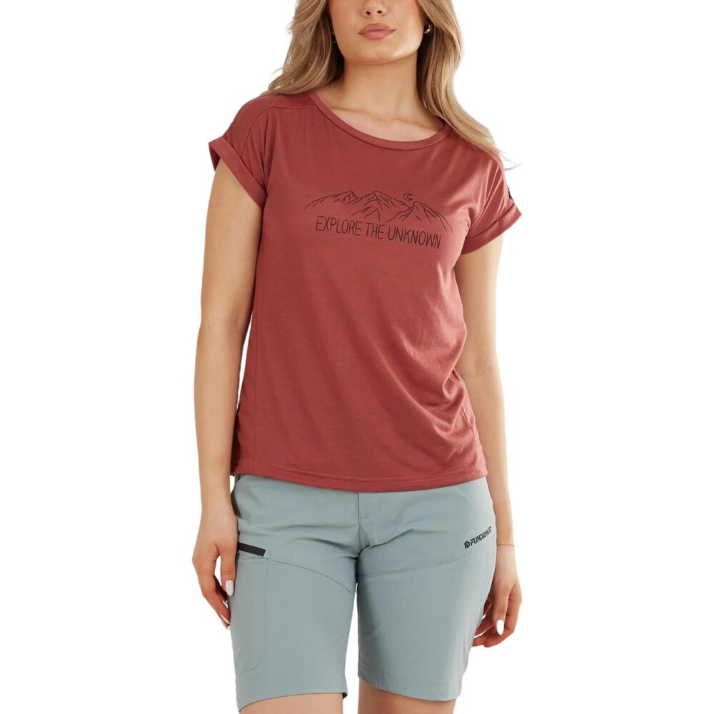 Tricou femei FUNDANGO Atmos, marimea L, rosu