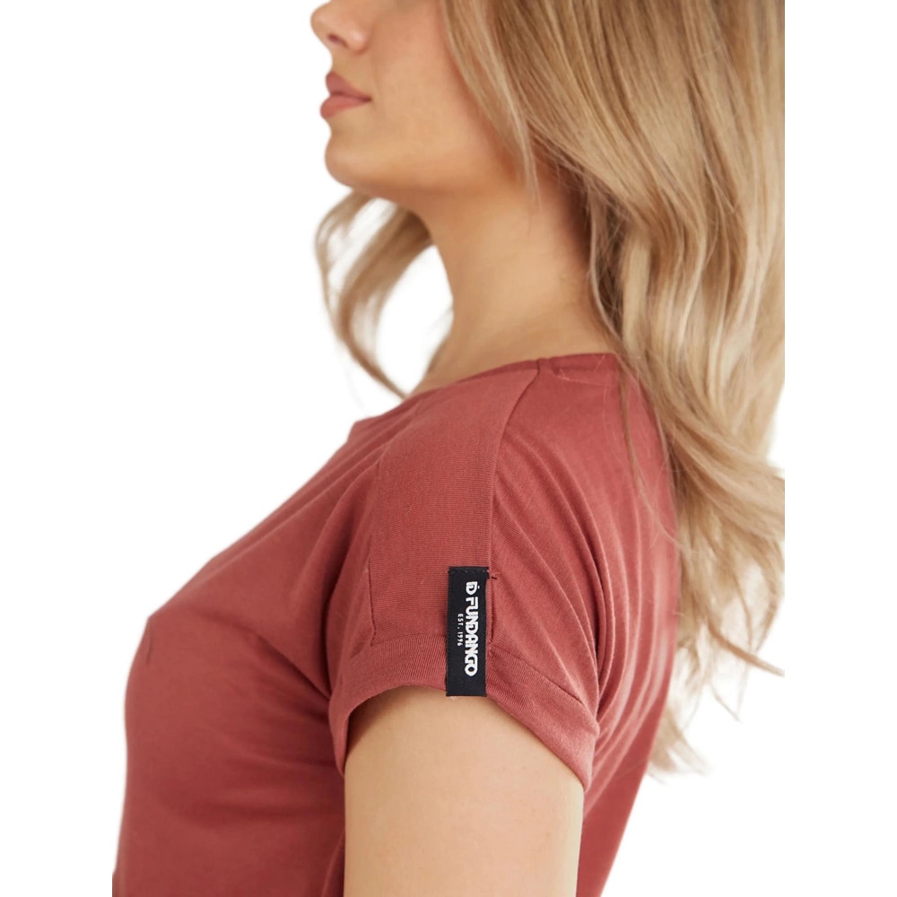 Tricou femei FUNDANGO Atmos, marimea S, rosu