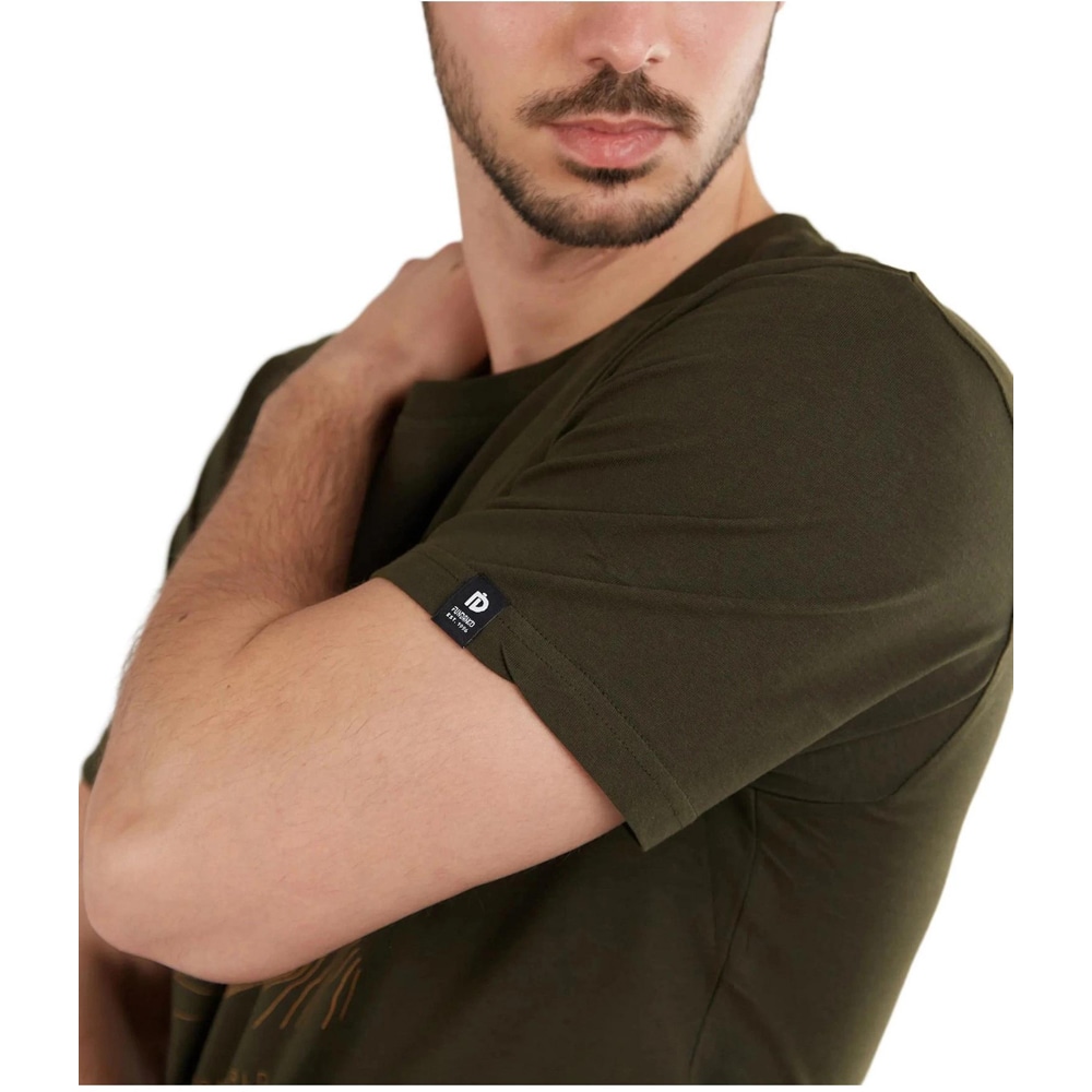 Tricou barbati FUNDANGO Legend, marimea L, verde inchis