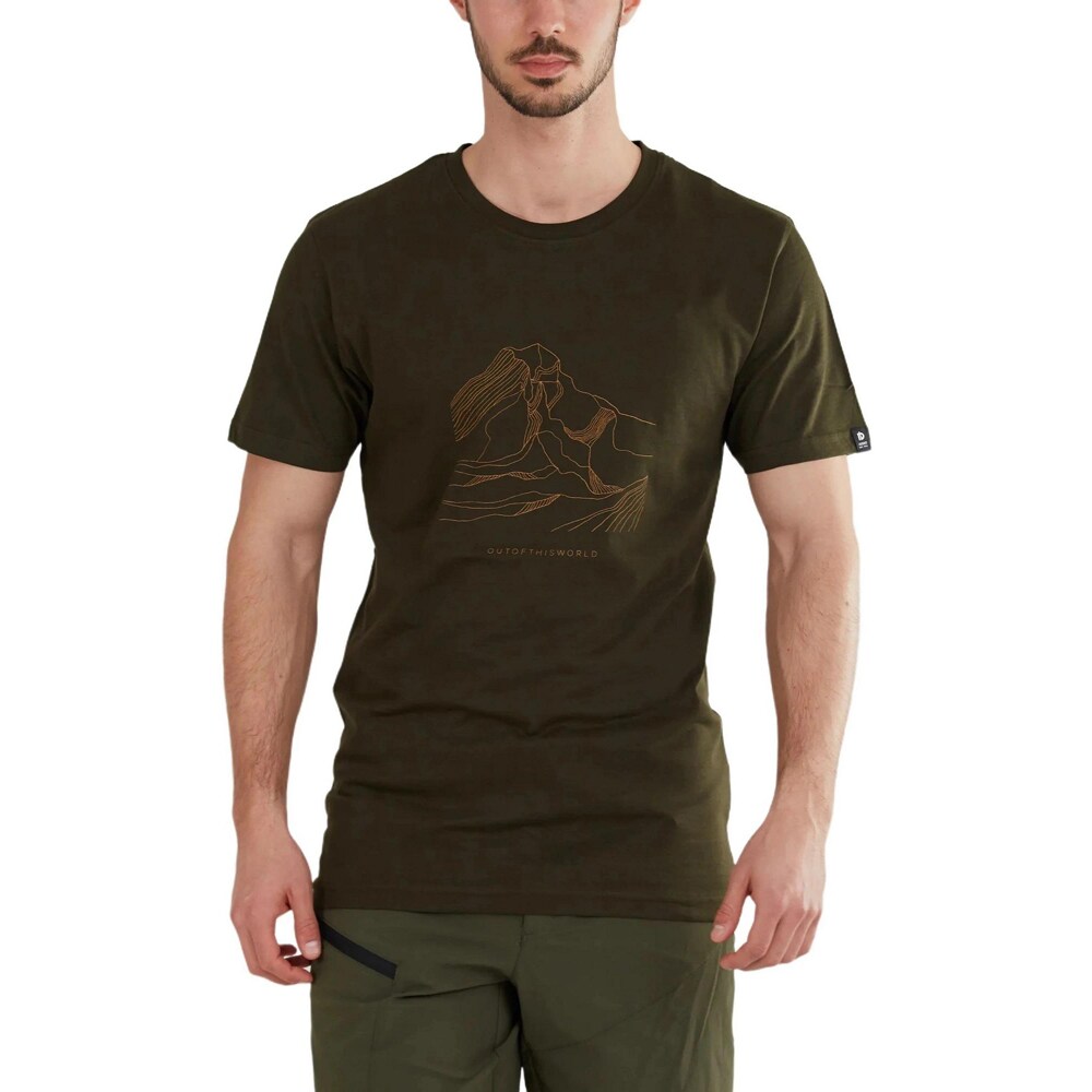 Tricou barbati FUNDANGO Legend, marimea M, verde inchis