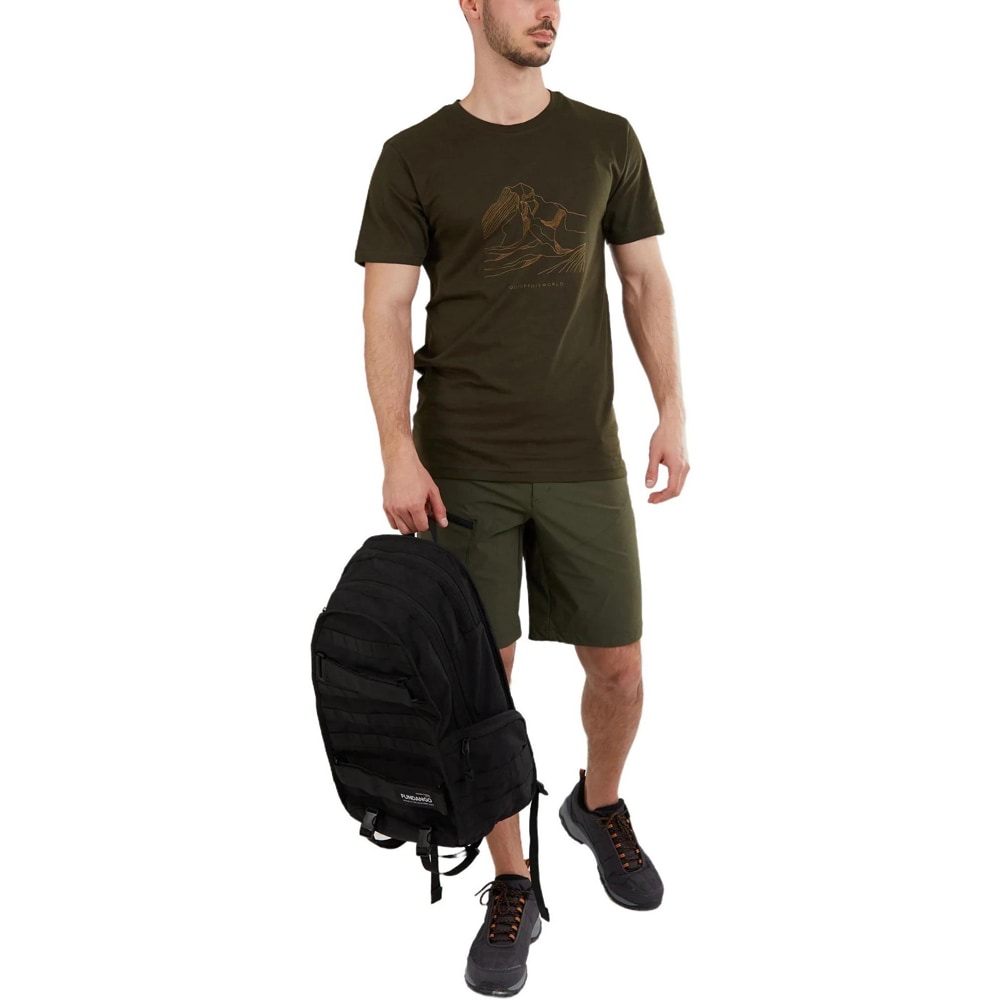 Tricou barbati FUNDANGO Legend, marimea S, verde inchis