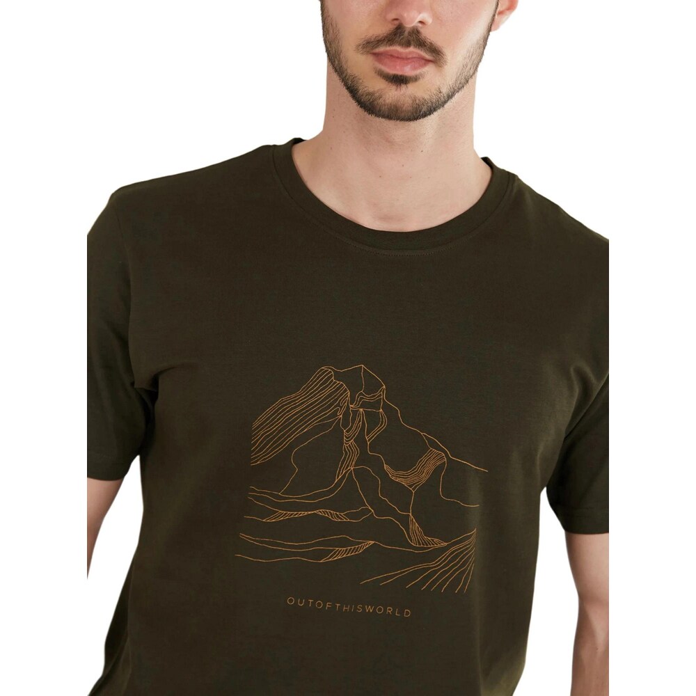 Tricou barbati FUNDANGO Legend, marimea S, verde inchis