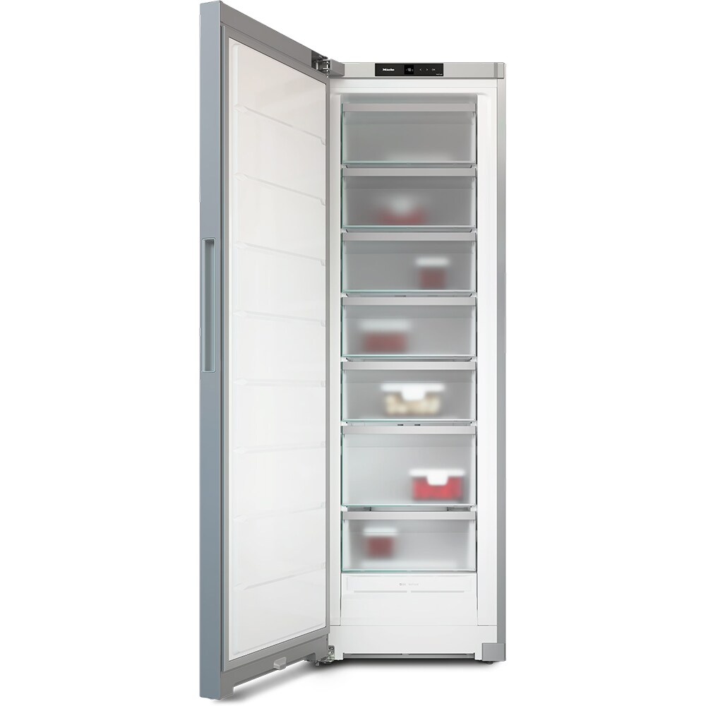 Congelator MIELE FNS 4382 D, No Frost, 278 l, H 185.5 cm, Clasa D, Wi-Fi, inox