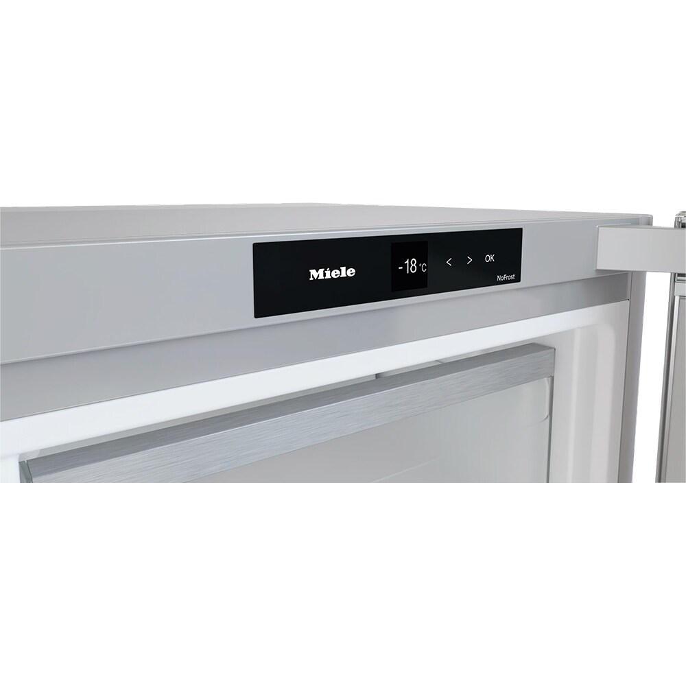 Congelator MIELE FNS 4382 D, No Frost, 278 l, H 185.5 cm, Clasa D, Wi-Fi, inox