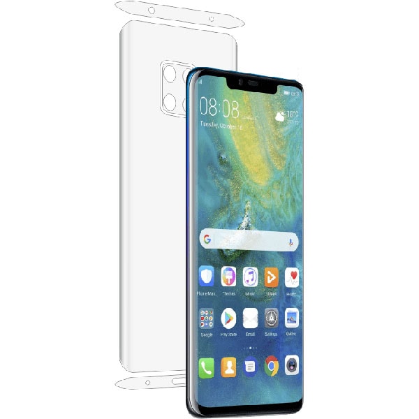 Folie protectie pentru Huawei Mate 20 Pro, SMART PROTECTION, spate si laterale, polimer, transparent