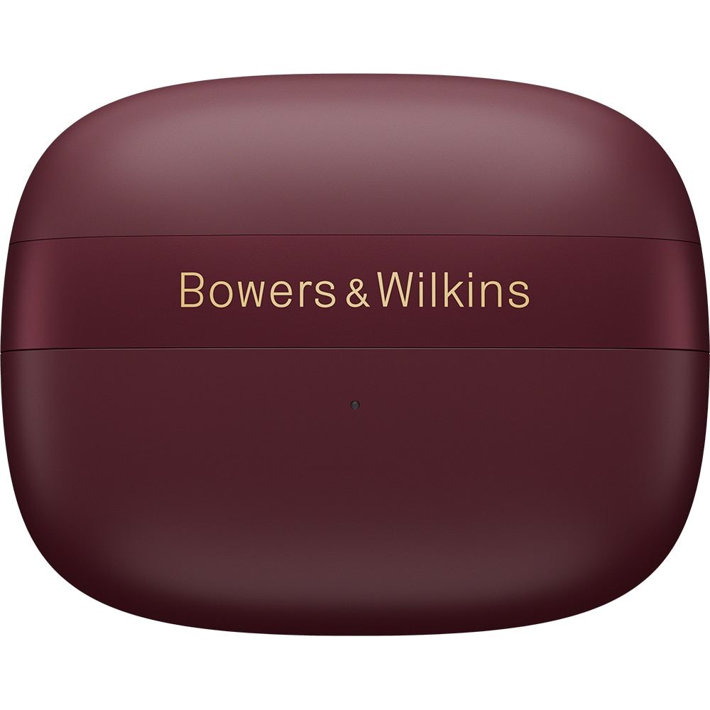 Casti BOWERS & WILKINS Pi8, True Wireless, Bluetooth, In-ear, Microfon, Noise Cancelling, Carcasa incarcare wireless, Burgundy
