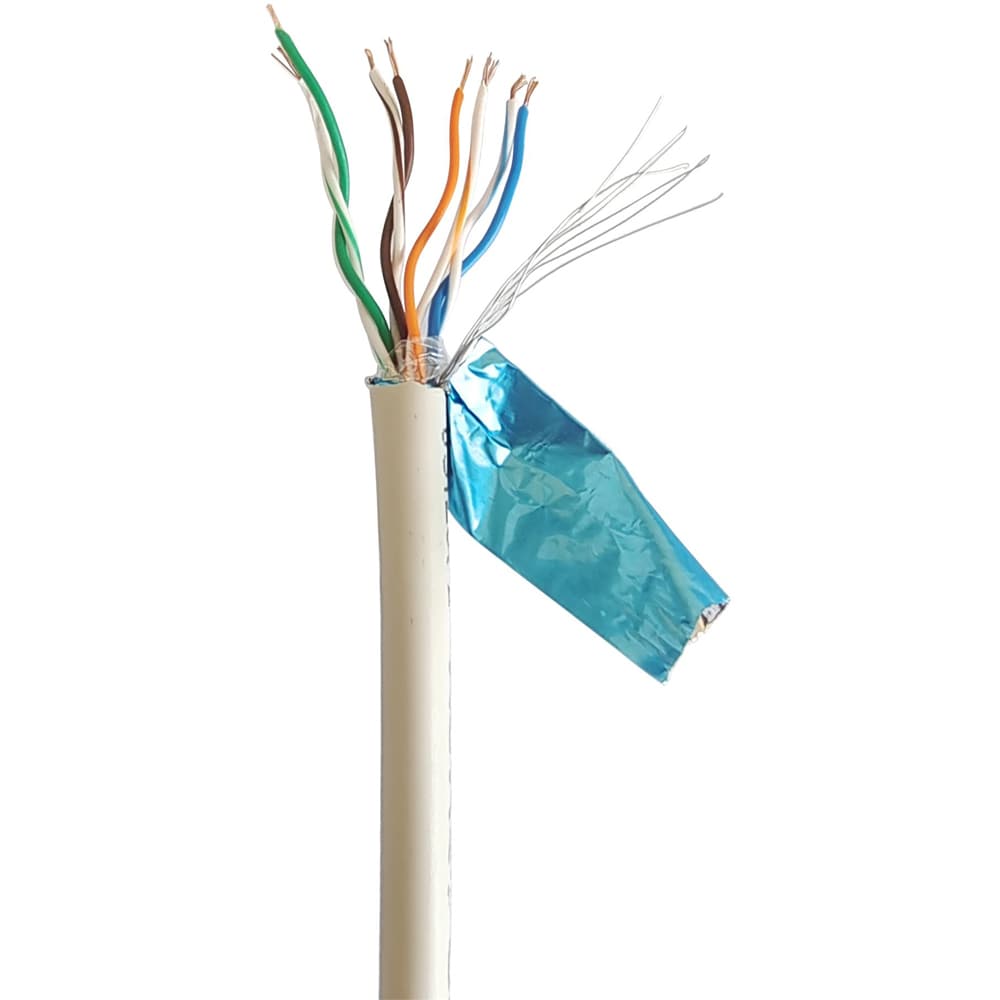 Cablu de retea FTP CAT5e GEMBIRD FPC-5004E-L, 305m, gri