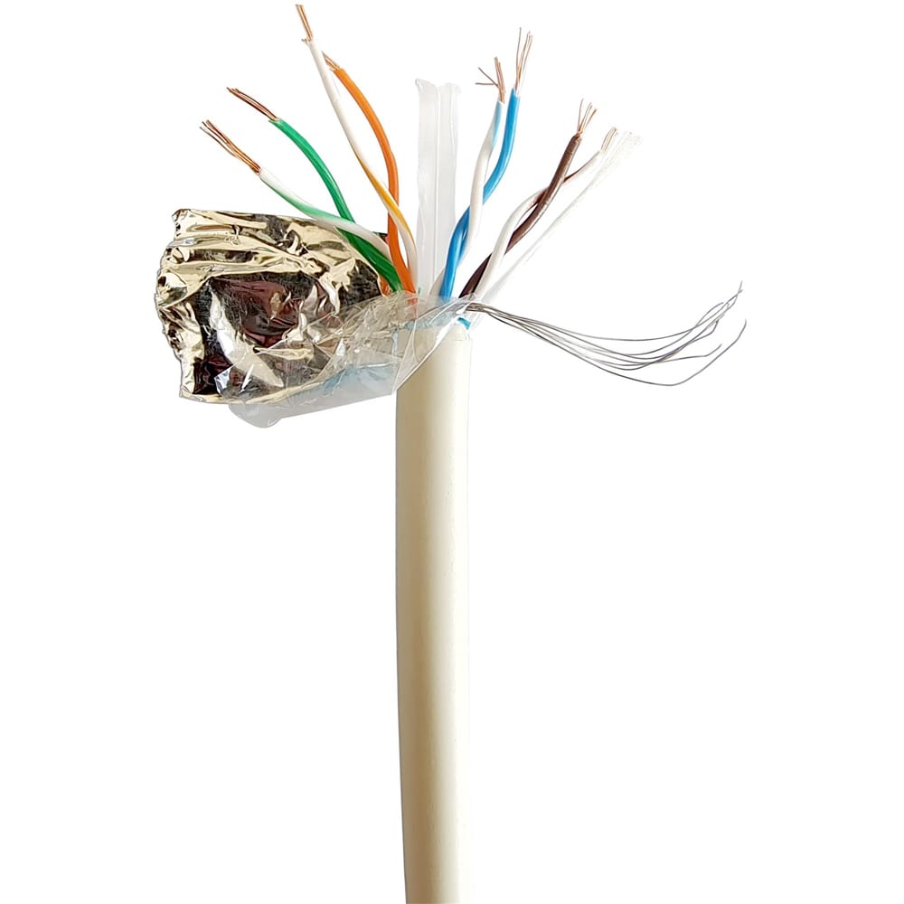Cablu de retea FTP CAT6 GEMBIRD FPC-6004-L/100, 100 m, gri