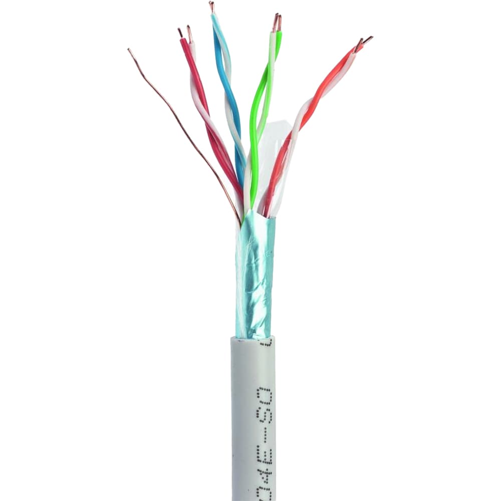 Cablu de retea FTP CAT5e GEMBIRD FPC-5004E-SOL, 305m,  gri