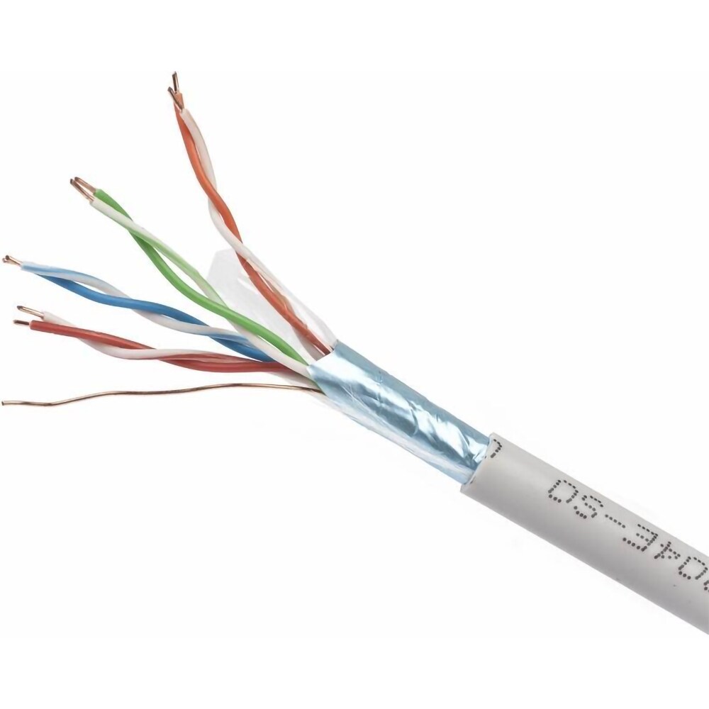 Cablu de retea FTP CAT5e GEMBIRD FPC-5004E-SOL, 305m,  gri