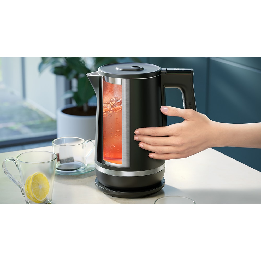 Fierbator apa PHILIPS Seria 7000 HD9396/90, 1.7l, 2200W, negru-argintiu