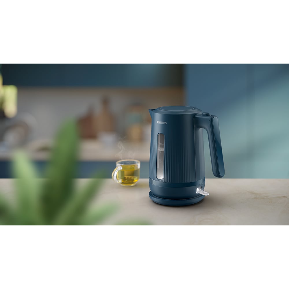 Fierbator apa PHILIPS Seria 3000 HD9411/70, 1.7l, 2200W, albastru inchis