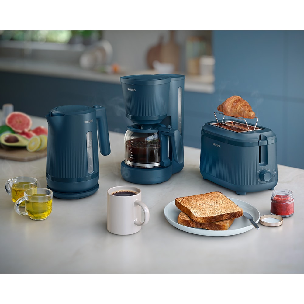 Fierbator apa PHILIPS Seria 3000 HD9411/70, 1.7l, 2200W, albastru inchis