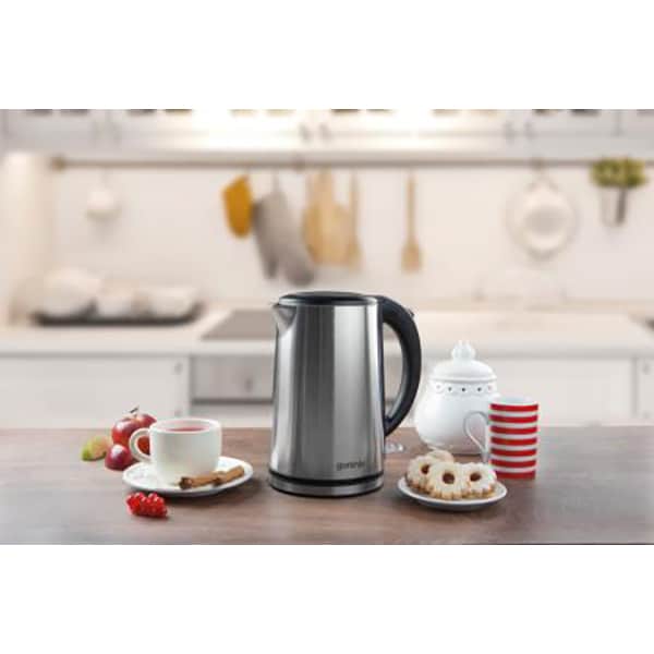 Fierbator apa GORENJE K15DWS, 1.5l, 2200W, argintiu-negru