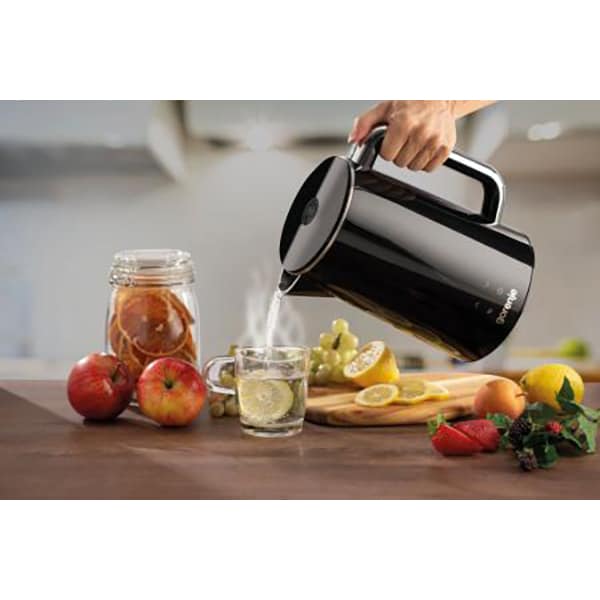 Fierbator apa GORENJE K17DWD, 1.7l, 2200W, negru-argintiu