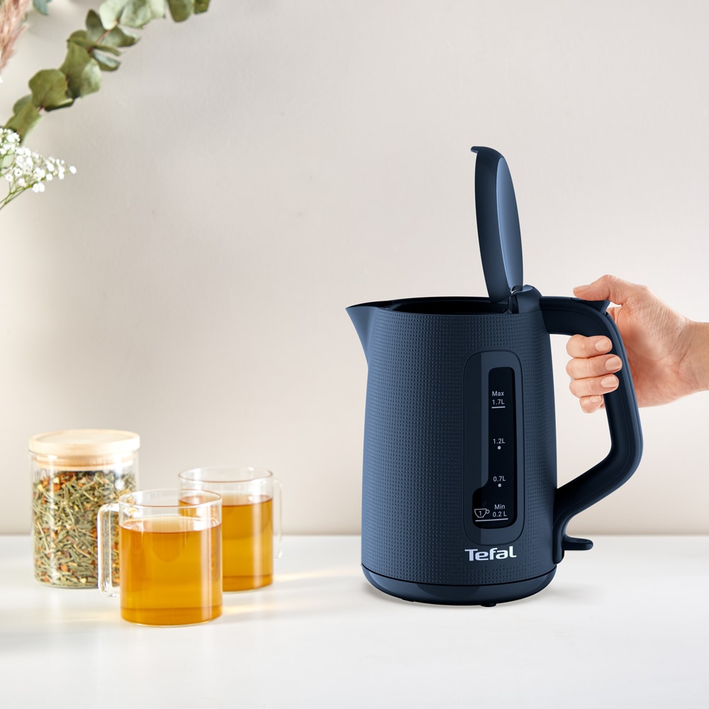 Fierbator TEFAL Morning KO2M0410, 1.7l, 2400W, albastru