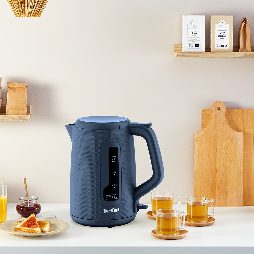 Fierbator TEFAL Morning KO2M0410, 1.7l, 2400W, albastru