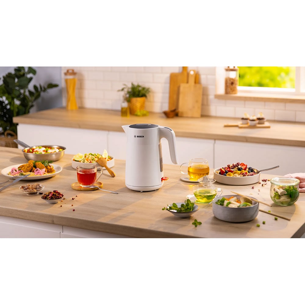 Fierbator apa BOSCH MyMoment TWK2M161, 1.7l, 2400W, alb-gri
