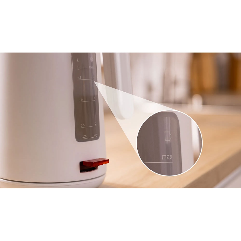 Fierbator apa BOSCH MyMoment TWK2M161, 1.7l, 2400W, alb-gri