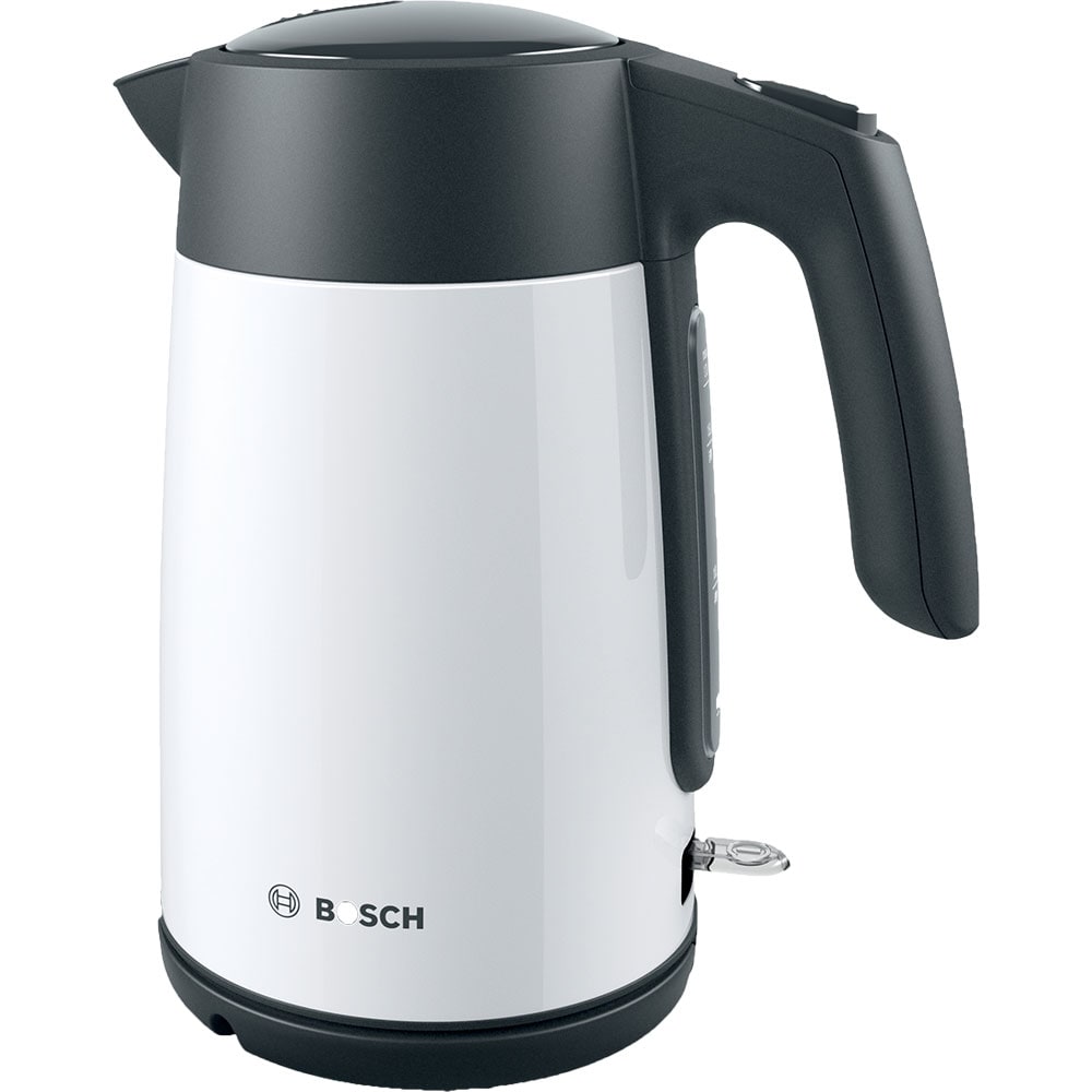 Fierbator apa BOSCH TWK7L461, 1.7l, 2400W, alb-negru