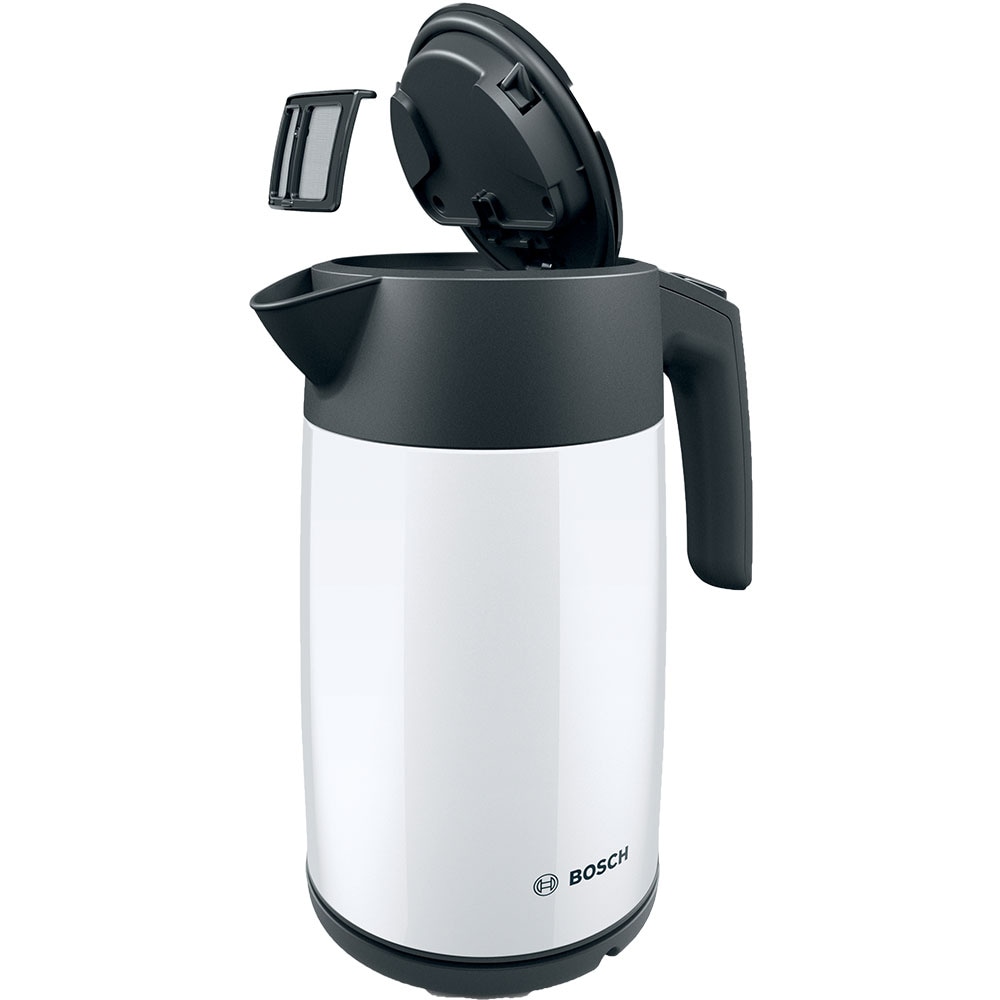 Fierbator apa BOSCH TWK7L461, 1.7l, 2400W, alb-negru