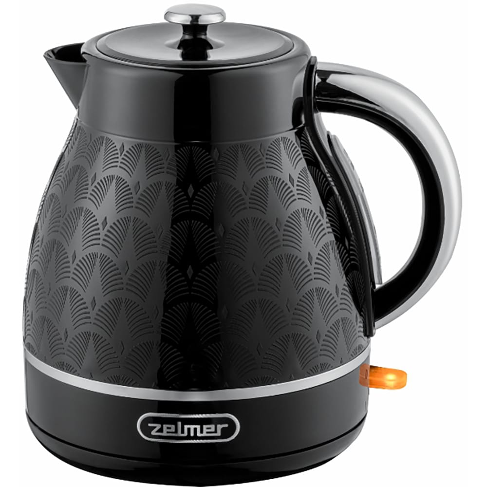Fierbator apa ZELMER ZCK7640, 1.7l, 2200W, negru-argintiu