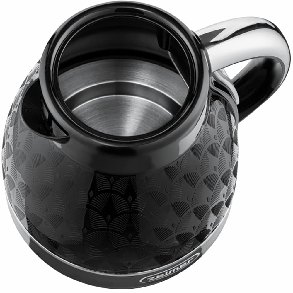 Fierbator apa ZELMER ZCK7640, 1.7l, 2200W, negru-argintiu