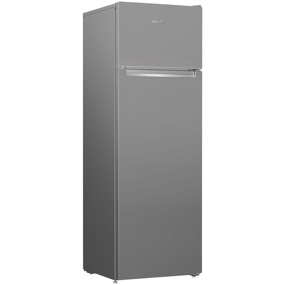 Frigider cu doua usi ARCTIC AD54280M40S, 250 l, H 160.6 cm, Clasa E, argintiu