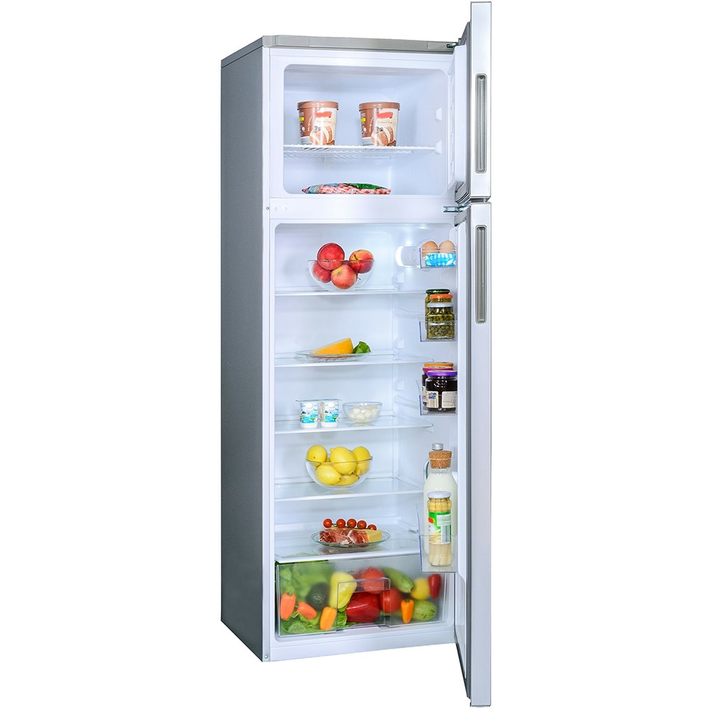 Frigider cu doua usi ARCTIC AD60310M30MT, 306 l, H 175 cm, Clasa F, argintiu